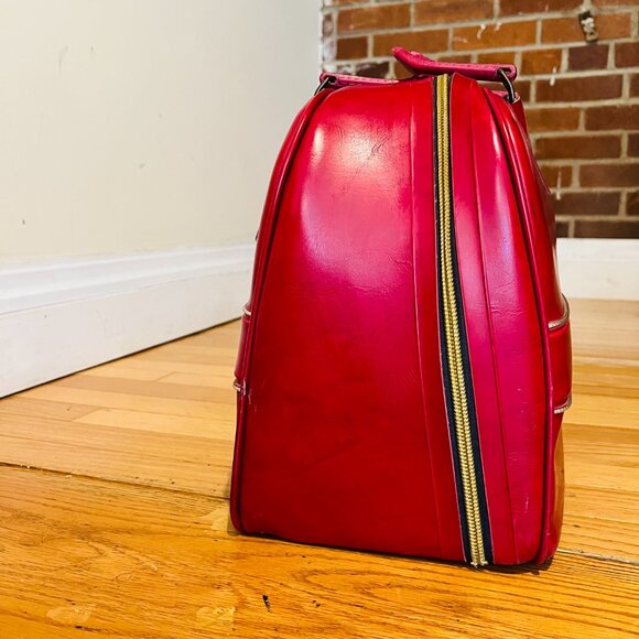 Vintage Colonial Bowling Bag RED Made In USA - Picture 12 of 16